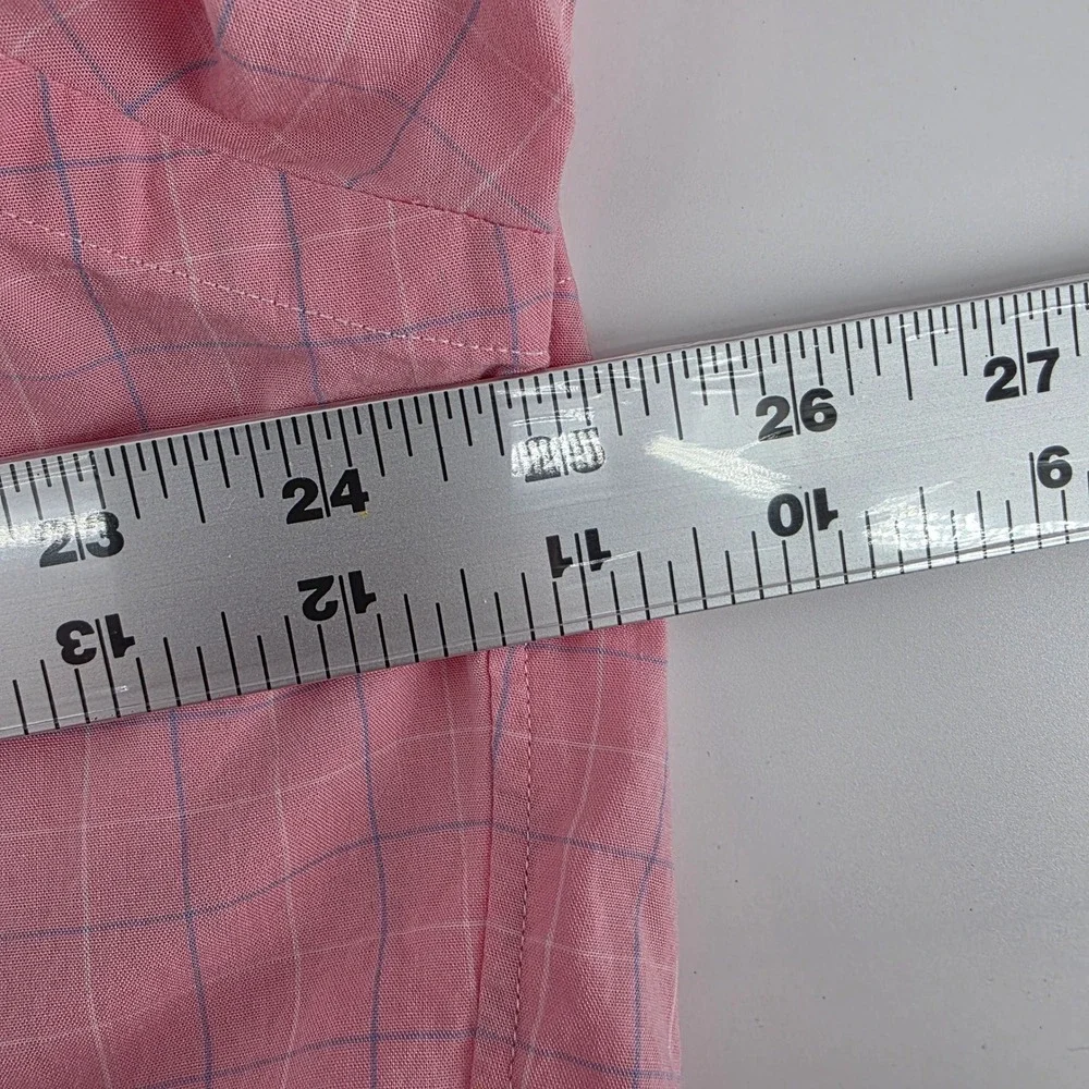 Ralph Lauren Yarmouth Button Down Mens 17 34/35 Classic Ctn Pink Heritage Office